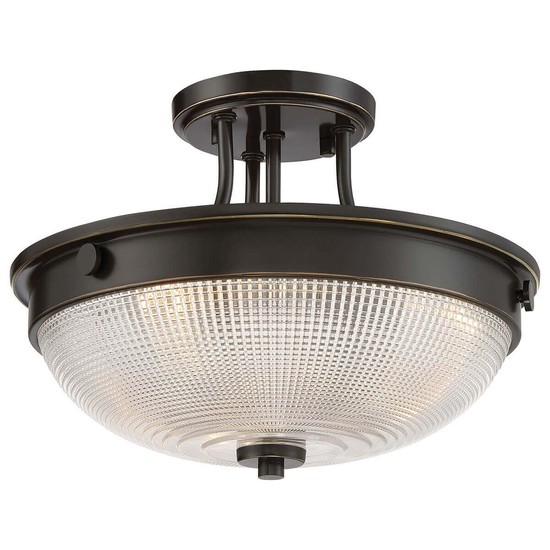Elstead Mantle Deckenleuchte E27 2-fach Palladianische Bronze
