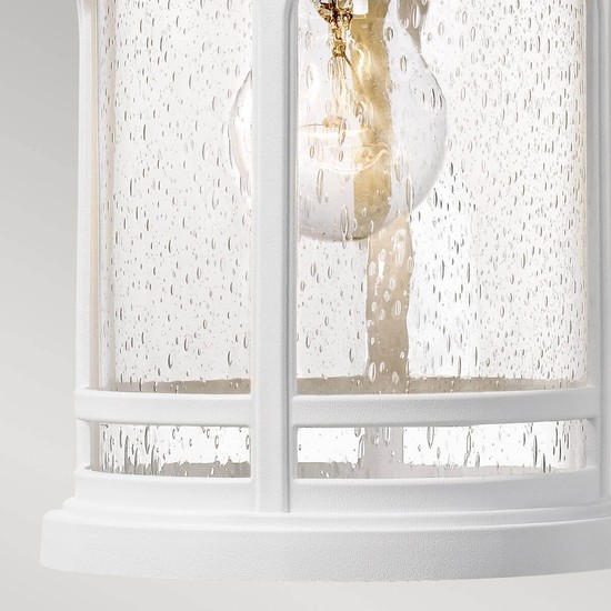 Elstead Marblehead Außen-Wandleuchte E27 34cm Weiß IP44 Anti-Meerwasser