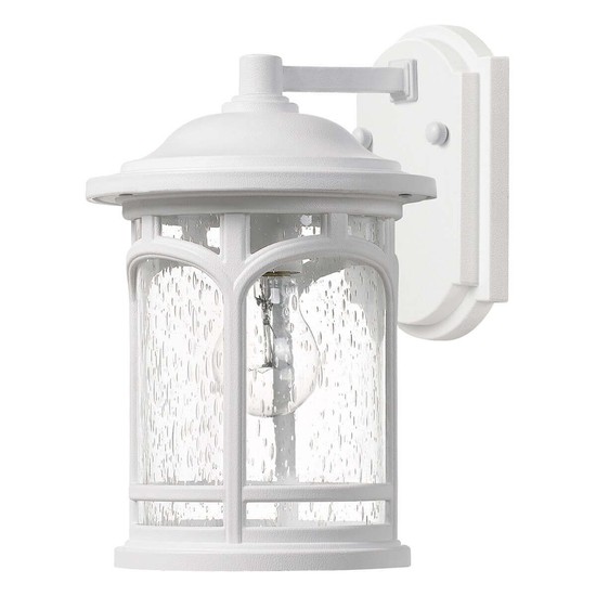 Elstead Marblehead Außen-Wandleuchte E27 26cm Weiß IP44 Anti-Meerwasser