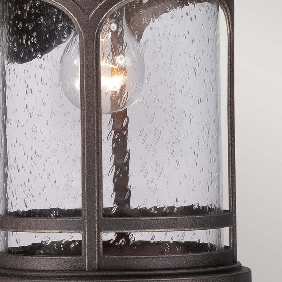 Elstead Marblehead Außen-Wandleuchte E27 37cm Palladianische Bronze IP44 Anti-Meerwasser