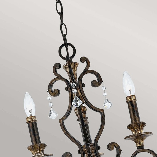 Elstead Marquette Kronleuchter E14 3-fach 61cm Erbstück