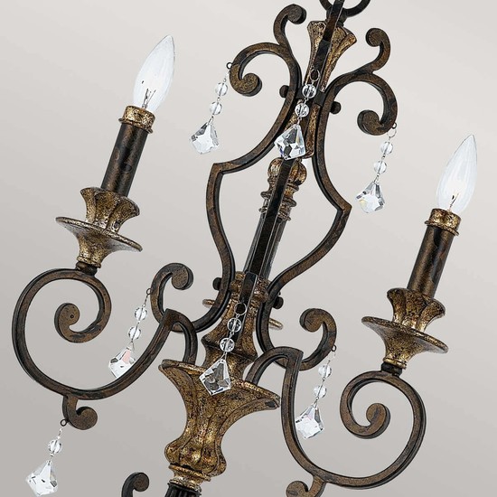 Elstead Marquette Kronleuchter E14 3-fach 61cm Erbstück