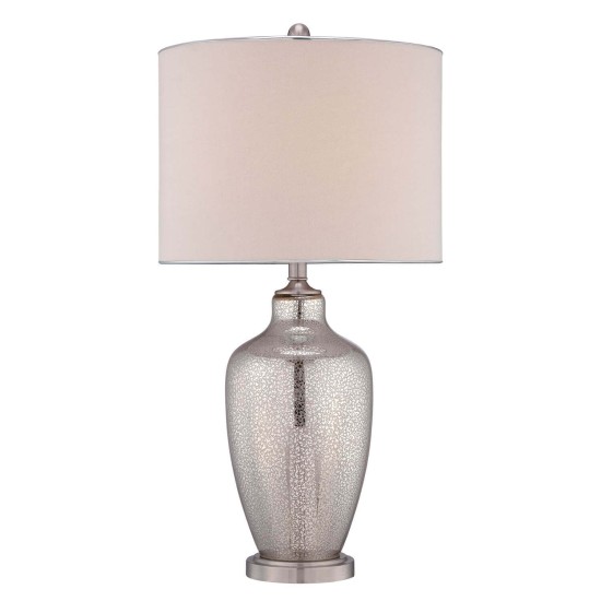 Elstead Nicolls Tischleuchte E27 Quecksilberglas