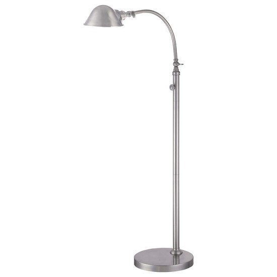Elstead Thompson LED Stehleuchte 1-fach Nickel gebürstet