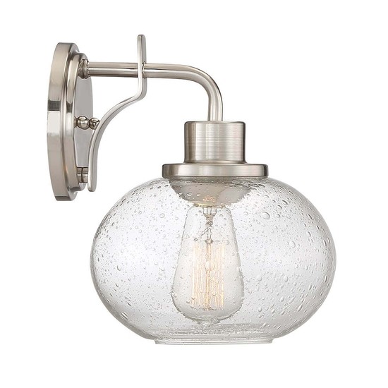 Elstead Trilogy Wandleuchte E27 Nickel gebürstet
