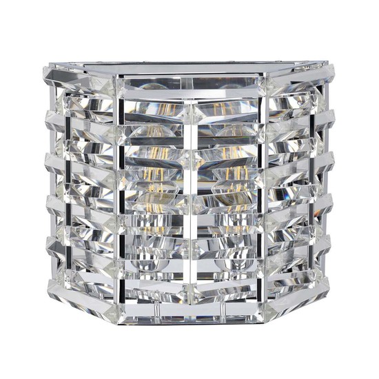 Elstead Shoal Wandleuchte E27 2-fach Poliertes Nickel