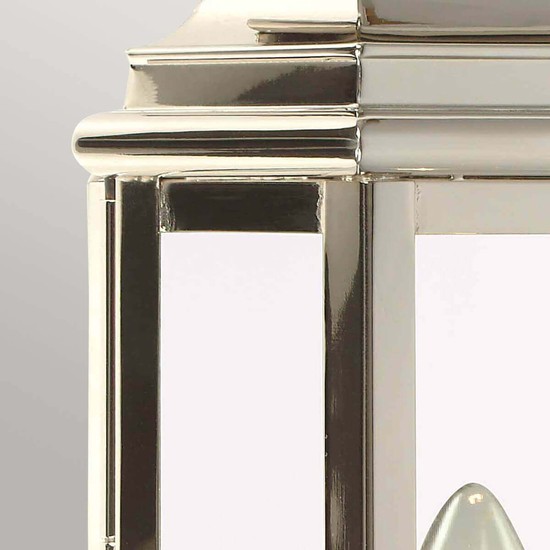 Elstead St Martins Außen-Wandleuchte E27 Poliertes Nickel IP44