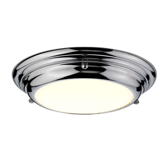Elstead Welland LED Deckenleuchte 5cm Poliertes Chrom
