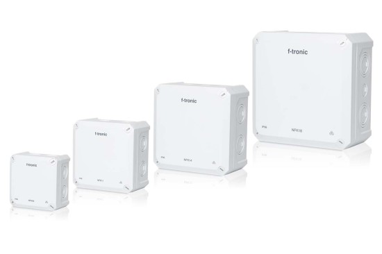 F-Tronic 7340198 NEPTUN Abzweigdose Aufputz IP66 Abzweigkasten 85mm weiss