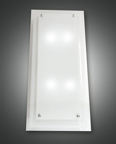 Fabas Luce Wandleuchte Maggie E27 500x95mm Weiß