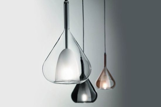 Fabas Luce Pendelleuchte Lila E27 2000x1030mm Bernstein