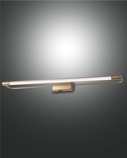 Fabas Luce LED Außen-Wandleuchte Rapallo 50x80mm 14W Warmweiß IP44 Messing