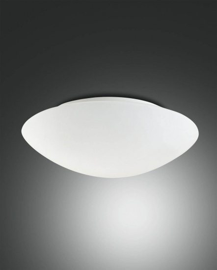 Fabas Luce LED Deckenleuchte Pandora Ø360mm 24W Warmweiß Weiß dimmbar, made in Italy
