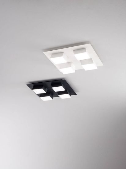 Fabas Luce LED Deckenleuchte/Spot Lucas 70x350mm 48W Warmweiß Anthrazit dimmbar