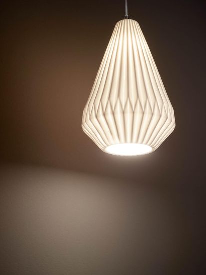 Fabas Luce Pendelleuchte Vigor E27 Ø220mm Weiß