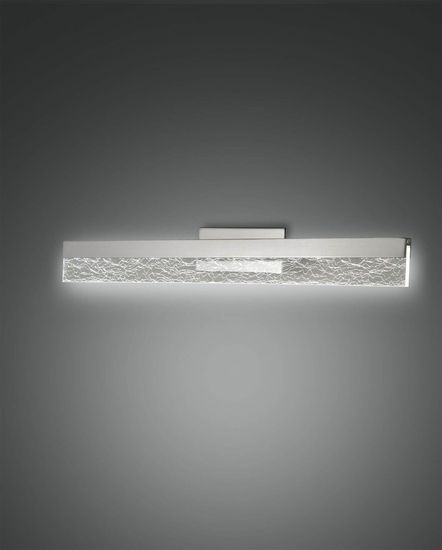 Fabas Luce LED Bad-Wand/Spiegelleuchte Sinis 66x77mm 12W Warmweiß IP44 verchromt