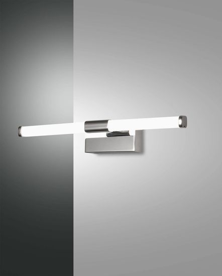 Fabas Luce LED Bad-Wand/Spiegelleuchte Ago 55x88mm 8W Warmweiß IP44 verchromt
