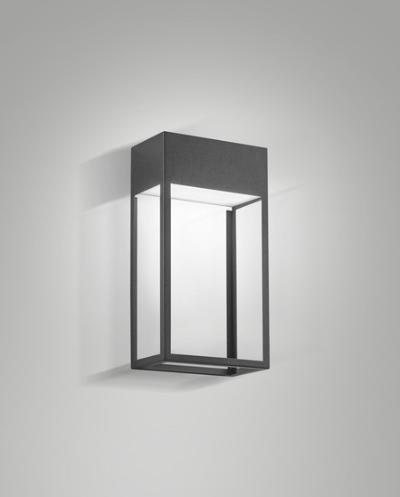 Fabas Luce EDO DARK GREY LED Wandleuchte 20W warmweiß Dunkel Grau 6556-21-294