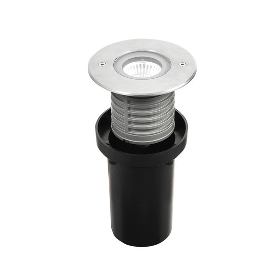 Fabas Luce IRVING 2 SILVER LED Außeneinbauleuchte 7.8W warmweiß Edelstahl 6907-02-414