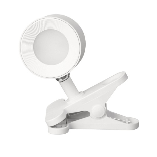 FHL Magnetic LED Klemmleuchte 1,5W dimmbar Akku CCT einstellbare Lichtfarbe sandweiß 830064