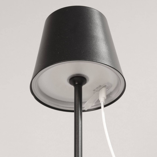 FHL Viletto LED Tischleuchte 2W dimmbar Akku warmweiss sandschwarz 850355