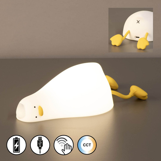 FHL Lesley LED Tischleuchte 0,9W dimmbar Akku warmweiss weiß 850442
