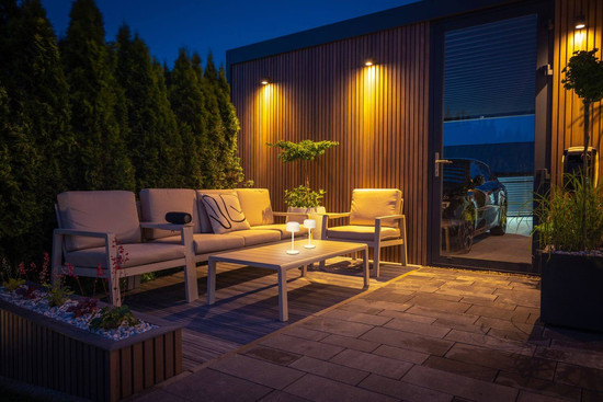 FHL Finley LED Tischleuchte 1W dimmbar Akku warmweiss sandbeige 850593