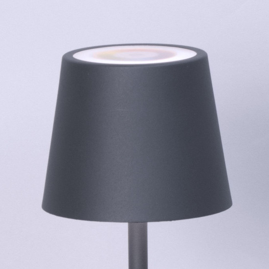 FHL Bisco LED Tischleuchte 2W dimmbar Akku CCT einstellbare Lichtfarbe sandgrau 850809
