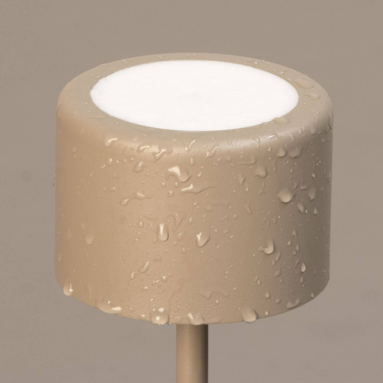 FHL Prato LED Tischleuchte 1W dimmbar Akku warmweiss dark-greige 850847
