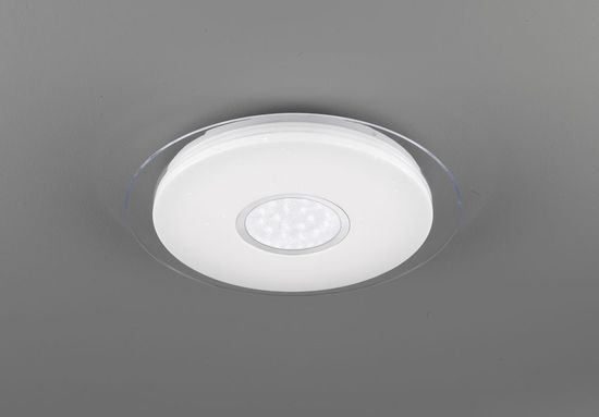 Fischer & Honsel T-Esra LED Deckenleuchte 19W Tunable white steuerbar dimmbar silber + Fernbedienung 20756
