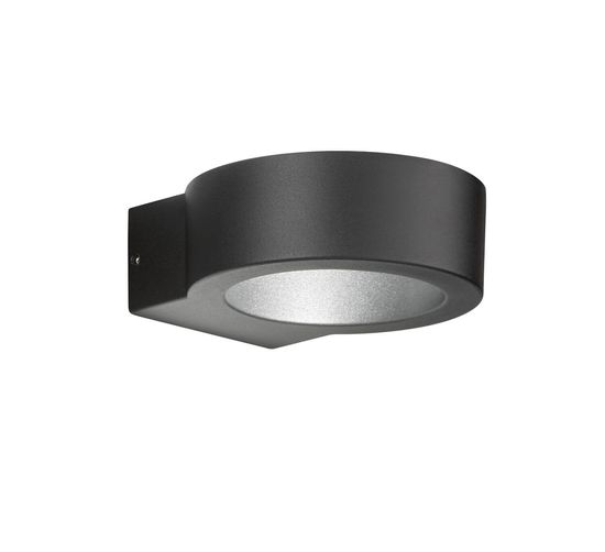 Fischer & Honsel Torres LED Wandleuchte 3,3W warmweiss Glas klar schwarz 30382
