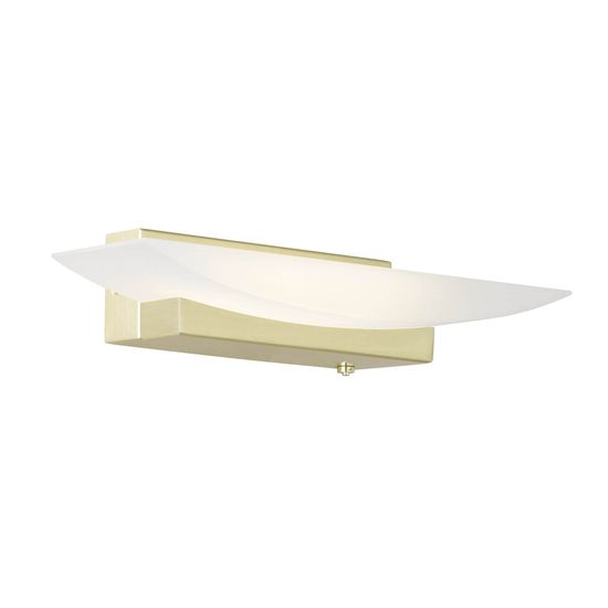 Fischer & Honsel Bowl TW LED Wandleuchte 8,3W Tunable white steuerbar dimmbar Acrylglas messing 30417