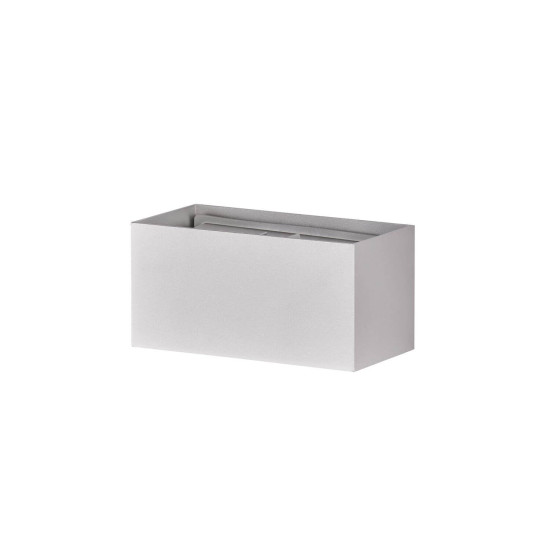 Fischer & Honsel Wallo LED Wandleuchte 4-fach 11,2W warmweiss silber IP44 30518