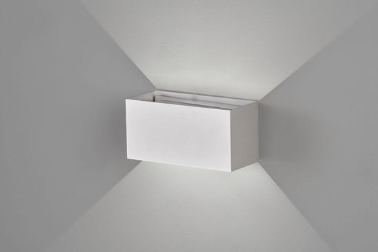 Fischer & Honsel Wallo LED Wandleuchte 4-fach 11,2W warmweiss silber IP44 30518