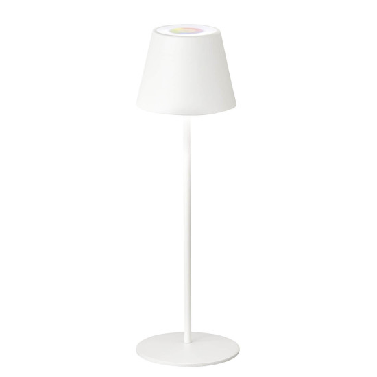 FHL Cosenza LED Akku-Außenleuchte USB 1,68W RGBW steuerbar dimmbar sandweiß IP44 850211