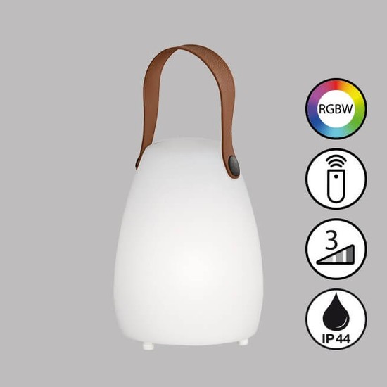 FHL Ruby LED Akku-Außenleuchte USB 0,5W RGB-Farbsteuerung dimmbar + Fernbedienung IP44 850289