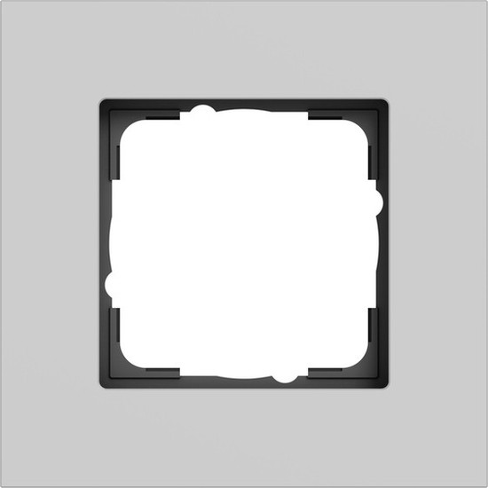 Gira 0211405 Abdeckrahmen 1-fach Gira Esprit Alum.Grau m(lack.)