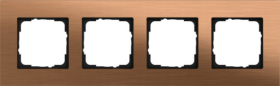 Gira 021438 Abdeckrahmen 4-fach Gira Esprit Bronze