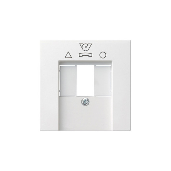 Gira 026003 Abdeckung TDO-Anschlussdose System 55 Reinweiß