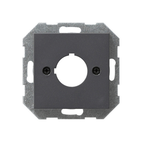 Gira 027228 Abdeckung Tragring Geräte Ø 22,5 mm System 55 Anthrazit