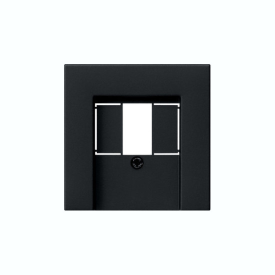 Gira 0276005 Abdeckung TAE USB System 55 Schwarz m