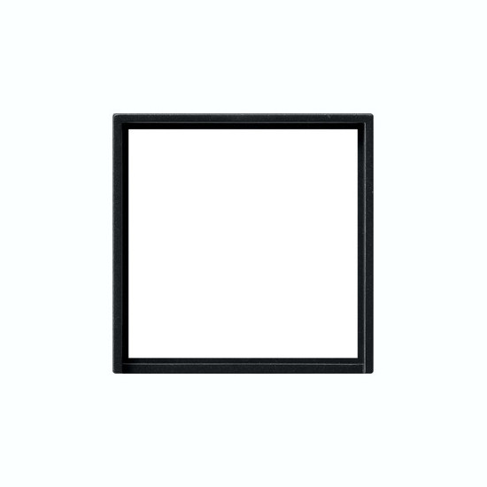 Gira 0282005 Adapterrahmen quadratisch 50 x 50 mm System 55 Schwarz m