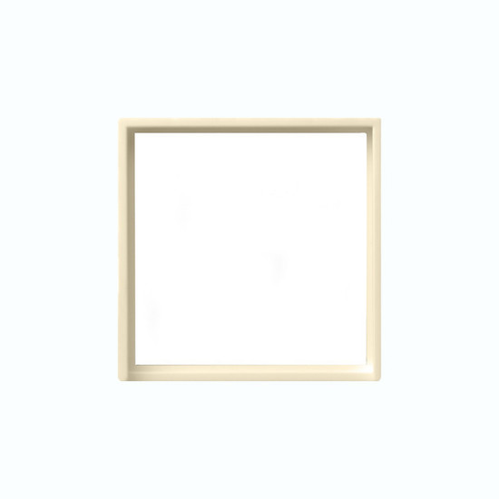 Gira 028201 Adapterrahmen quadratisch 50 x 50 mm System 55 Cremeweiß