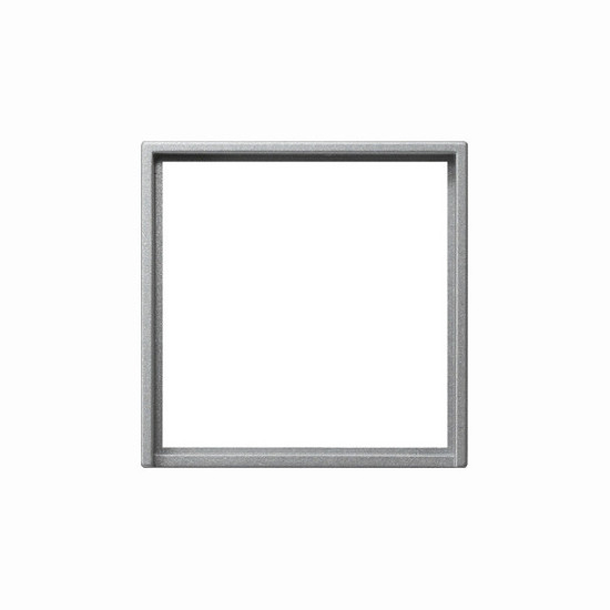 Gira 028226 Adapterrahmen quadratisch 50 x 50 mm System 55 F Alu