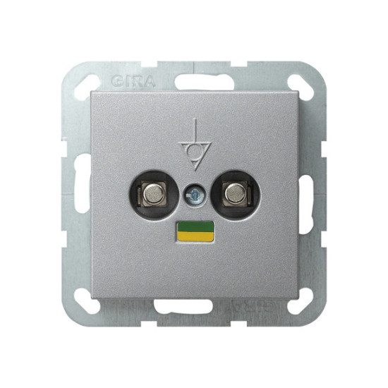 Gira 040526 Potenzialausgleich-Dose 2-fach System 55 F Alu
