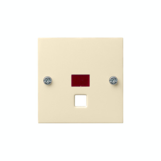 Gira 063801 Abdeckung Kontrollfür groß Zugschalter/-taster System 55 Cremeweiß