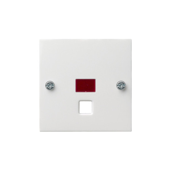 Gira 063803 Abdeckung Kontrollfür groß Zugschalter/-taster System 55 Reinweiß