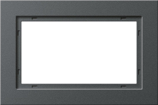 Gira 100123 Abdeckrahmen 1,5-fach Gira E2 Anthrazit