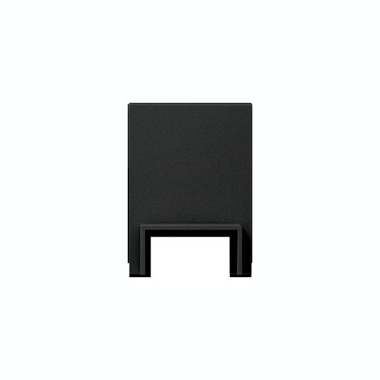 Gira 1068005 Adapter Leitungseinführung Kanal 13 x 25 mm K/P System 55 Schwarz m
