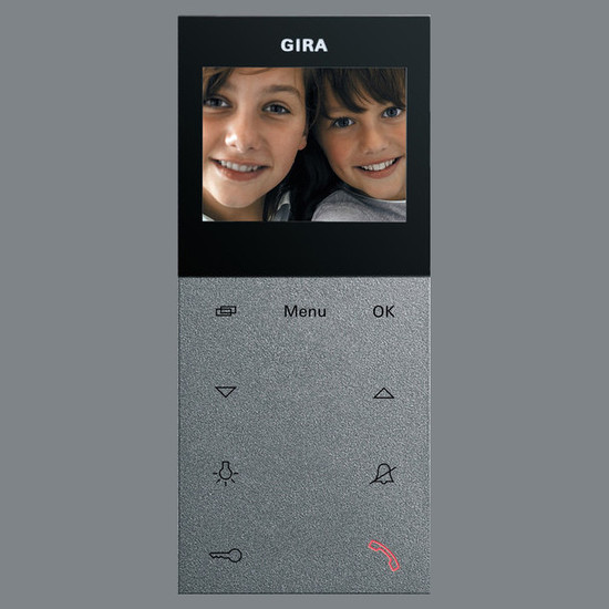 Gira 123926 Wohnungsstation Video AP Plus System 55 F Alu